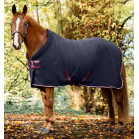 Horseware Fleece-Decke mit Reliefmuster Cozy Neck HW-Druck marineblau Horseware Fleece-Decke mit Reliefmuster Cozy Neck HW-Druck marineblau