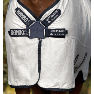 Fliegendecke Rambo Natura Summer 0g mit Halsteil Horseware Fliegendecke Rambo Natura Summer 0g mit Halsteil Horseware
