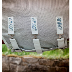 Fliegendecke Horseware Amigo AmECO Combi 0g Blaugrün / Grau