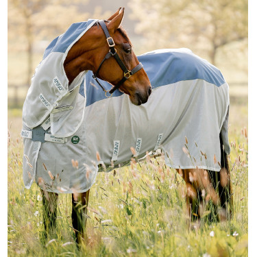 Fliegendecke Horseware Amigo AmECO Combi 0g Blaugrün / Grau Fliegendecke Horseware Amigo AmECO Combi 0g Blaugrün / Grau