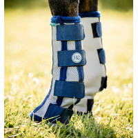 Vliegenbeschermers Horseware Silber / Blau