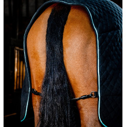 Horseware Autumn Cooler Decke 100g Schwarz / Aqua Horseware Autumn Cooler Decke 100g Schwarz / Aqua