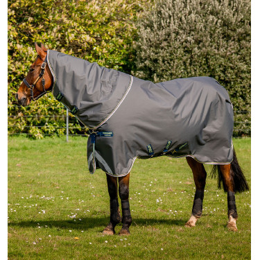 Pferdedecke Horseware Amigo® Bravo 12 Plus 250g 1200D Grau Shadow / Marine / Limette Pferdedecke Horseware Amigo® Bravo 12 Plus 250g 1200D Grau Shadow / Marine / Limette