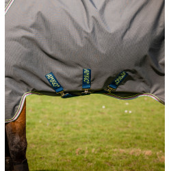 Pferdedecke Horseware Amigo® Bravo 12 Plus 250g 1200D Grau Shadow / Marine / Limette Pferdedecke Horseware Amigo® Bravo 12 Plus 250g 1200D Grau Shadow / Marine / Limette