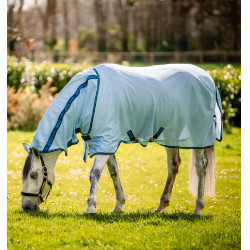 Couverture anti-mouches Horseware Amigo Bug Rug 0g Gris lunaire / marine / lime