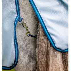 Couverture anti-mouches Horseware Amigo Bug Rug 0g Gris lunaire / marine / lime