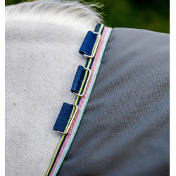 Pferdedecke Horseware Amigo Bravo 12 Original 100g Grau Shadow / Marine / Limette