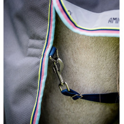 Pferdedecke Horseware Amigo Bravo 12 Original 100g Grau Shadow / Marine / Limette