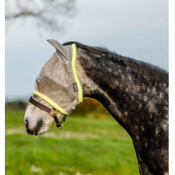 Fliegenschutzmaske Horseware Amigo Silber / Limette Fliegenschutzmaske Horseware Amigo Silber / Limette
