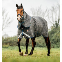 Horseware Rhino HexStop Plus Turnout-Decke 0g Grau / Indigo / Marineblau