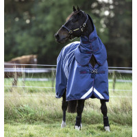 Couverture Horseware Rambo Optimo Plus Turnout 0g Marine / bordeaux