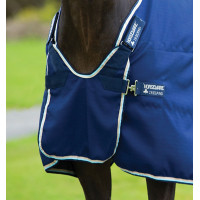 Pferdedecke Horseware Rambo Optimo Stable Plus 400g Marine / beige / blau / marine Marineblau