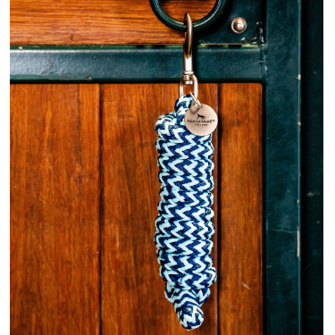 Longe Horseware Signature Marine / Nebelblau Motive