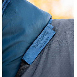 Horseware Rhino Hexstop Plus Turnout-Decke 100g Grau / Indigo / Marineblau