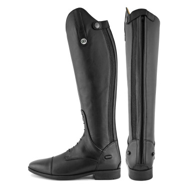 Derby Reitstiefel mit Schnürsenkeln und Reißverschluss hinten Derby Reitstiefel mit Schnürsenkeln und Reißverschluss hinten