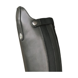 Derby Reitstiefel mit Schnürsenkeln und Reißverschluss hinten Schwarz Derby Reitstiefel mit Schnürsenkeln und Reißverschluss hinten Schwarz