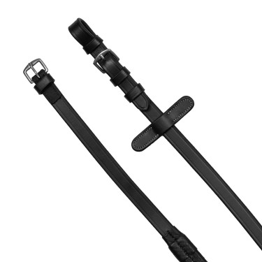 Anatomisches Zaumzeug mit Equestro-Logo Schwarz