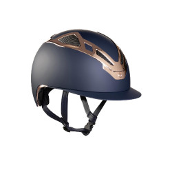 Suomy Apex Chrome Blau Matt Roségold Helm