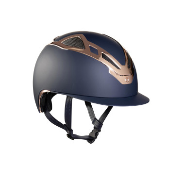 Suomy Apex Chrome Blau Matt Roségold Helm