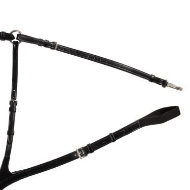 Anatomischer 5-Punkt-Brustgurt Acavallo Schwarz