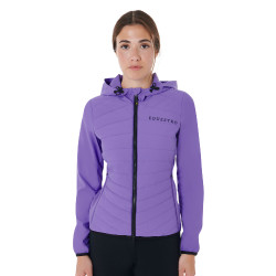 Damen-Daunenjacke aus technischem Materialmix Equestro