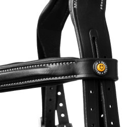 Weiches genähtes Ledergebiss Equestro Weiches genähtes Ledergebiss Equestro
