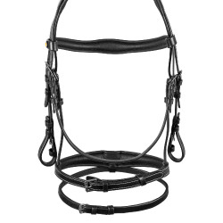 Weiches genähtes Ledergebiss Equestro Weiches genähtes Ledergebiss Equestro