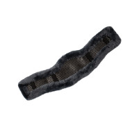 Kurzer Gel-Gurtüberzug Classic mit Lammfell Acavallo Grau