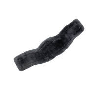 Kurzer Gel-Gurtüberzug Classic mit Lammfell Acavallo Weiß Weiß