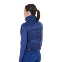 Damen-Kurzjacke mit Reißverschluss Equestro Sodalithblau Damen-Kurzjacke mit Reißverschluss Equestro Sodalithblau