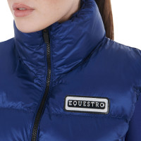Damen-Kurzjacke mit Reißverschluss Equestro Sodalithblau Damen-Kurzjacke mit Reißverschluss Equestro Sodalithblau
