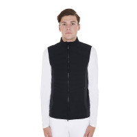 Gilet Equestro homme coupe slim en tissu technique Noir