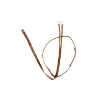 Leder-Martingal für das Derby-Rennen Cognac Braun