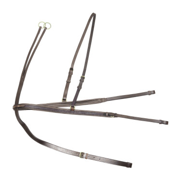 Martingal und Vorderzeug Denver Dunkelbraun