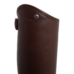 Mini-Chaps aus glattem Leder Masaccio Franceschini Dunkelbraun