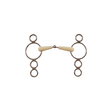 Hebelgebiss Happy Mouth mit 4-Ring-Trense