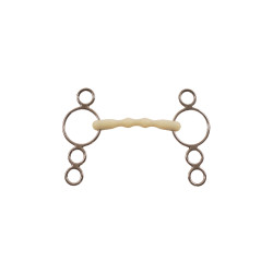 Mors Gag Happy Mouth mit Mullen-Mundstück und 4 Ringen