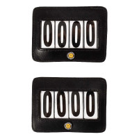 Wettbewerbsnummernhalter mit 4 Ziffern 12x8 cm Equestro Schwarz Wettbewerbsnummernhalter mit 4 Ziffern 12x8 cm Equestro Schwarz