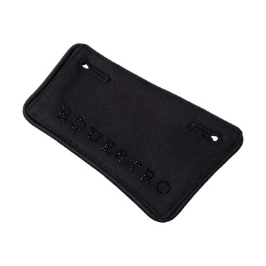 Ersatzrevers für Damenfrack Pailletten Equestro Marine Marineblau