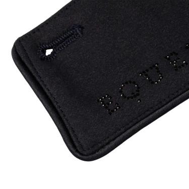 Ersatzrevers für Damenfrack Pailletten Equestro Marine Marineblau