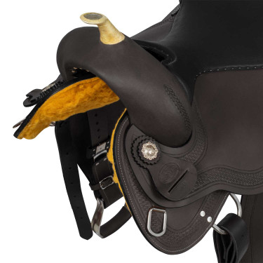 Quarter-Denver-Fasssattel-Modell Braun