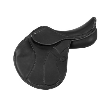 Springsattel Guttuso mit Wollkissen Acavallo Schwarz