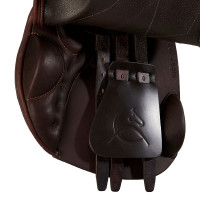 Springsattel Guttuso mit Wollkissen Acavallo Schwarz