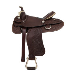 Sattel für Team Roping Denver Braun