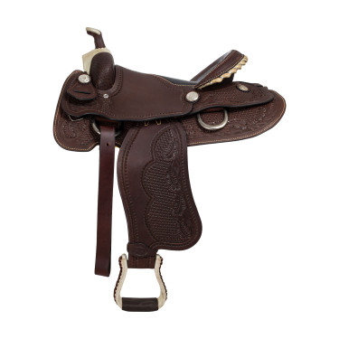 Sattel für Team Roping Denver Braun