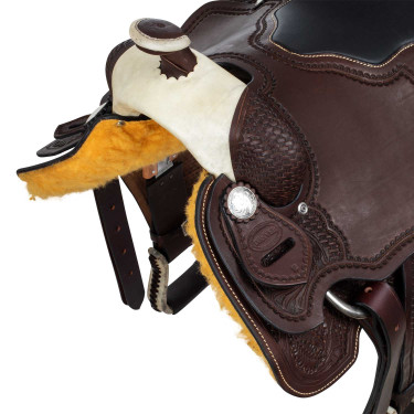 Sattel für Team Roping Denver Braun