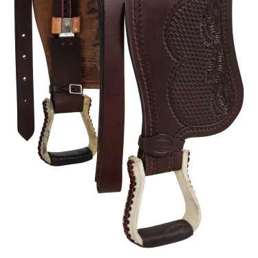 Sattel für Team Roping Denver Braun