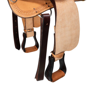 Sattel Denver Wade Waffle Natürlich Braun