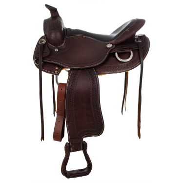 Western-Sattel Beschläge aus Edelstahl, genarbtes Leder und Schlangen-Prägung 2817 Denver Western-Sattel Beschläge aus Edelstahl, genarbtes Leder und Schlangen-Prägung 2817 Denver