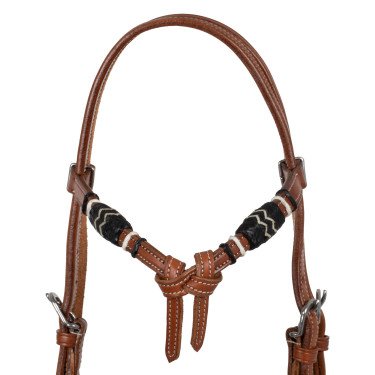 Bicolor Bosal-Set mit Zügeln aus Pferdehaar Pool's Bicolor Bosal-Set mit Zügeln aus Pferdehaar Pool's